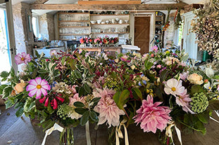 Flowers for a country house party