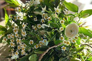 A January 'day in the life' including funeral flowers