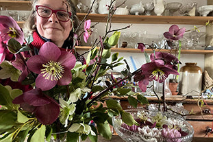 Three ways to arrange with hellebores
