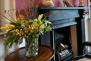 Top tips for making a glass vase table centre in January