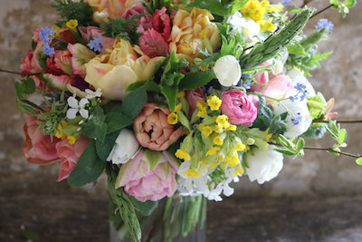 Spring tulip bouquets
