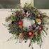 How cut flowers for drying and make a dried flower wreath