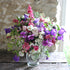 Arranging garden flowers