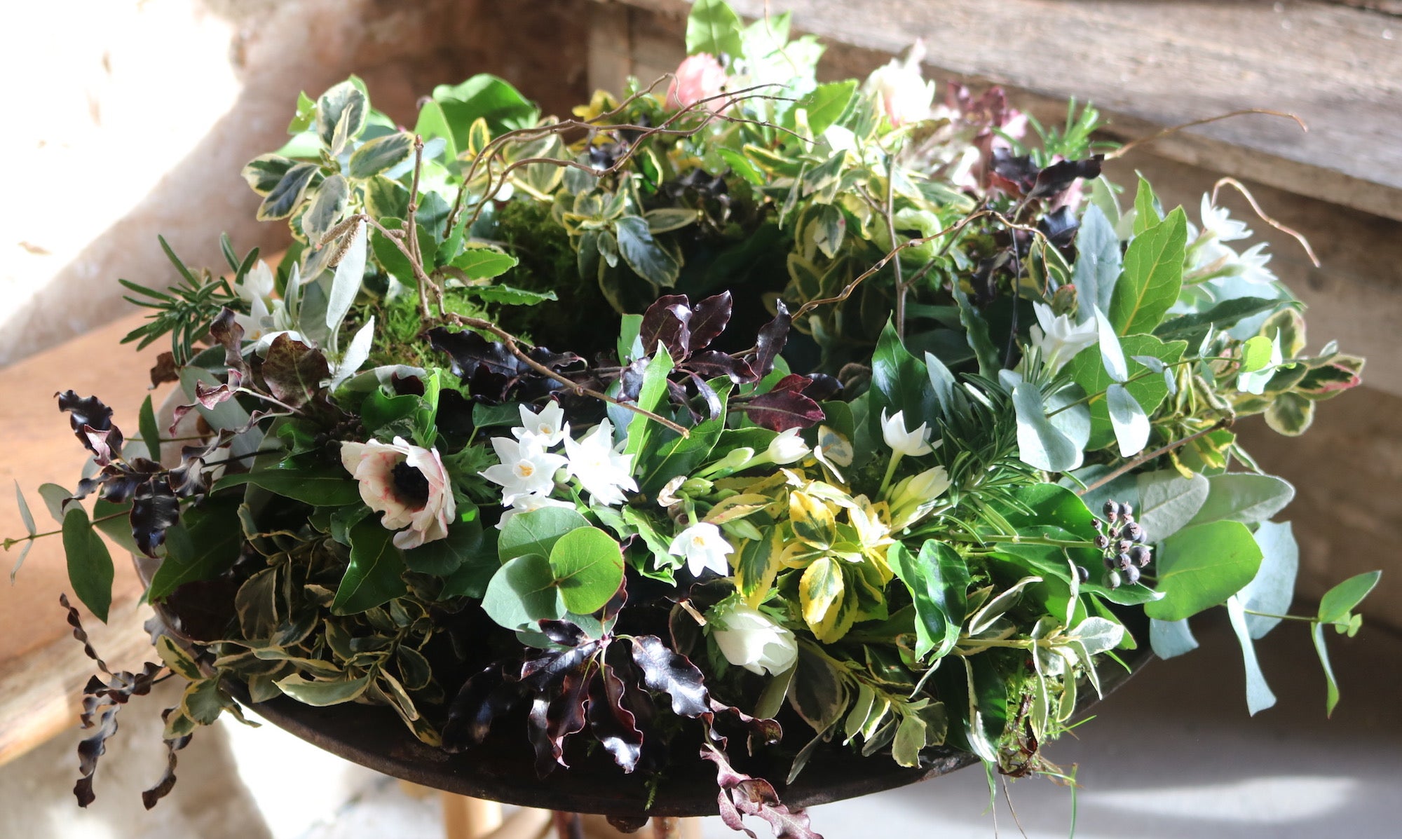 The perfectly eco floral wreath