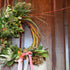 Fresh willow Christmas wreaths