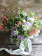 A Common Farm Flowers bride’s bouquet is expertly arranged by Georgie Newbery, using the very best of flowers grown on our farm, cut especially for you. Includes sustainably grown, unusual varieties, highlights and accents you cannot buy anywhere else: wildflowers, grasses, unusual perennials, highly scented flowers.