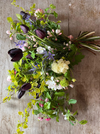Flower farmer florist Georgie Newbery creates sheafs of flowers for coffins using simple sustainable floristry techniques & in this demonstration she will show you how you too can make such flowers as tributes & for sympathy. Suitable for professional florists & people who love to design with flowers for pleasure.