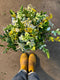 Learn how to make a gorgeous hand-tied bouquet with the classic florist’s twist in a live online demo with flower farmer florist Georgie Newbery.  Georgie is a very clear teacher and takes her time to make sure you can replicate every step she takes as she makes one of her classic bouquets with gorgeous spring flowers.
