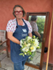 The Common Farm Flowers dahlia demos - growing dahlias and arranging dahlias - with Georgie Newbery, bride's bouquets, wedding flowers