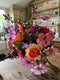 A Common Farm Flowers bride’s bouquet is expertly arranged by Georgie Newbery, using the very best of flowers grown on our farm, cut especially for you. Includes sustainably grown, unusual varieties, highlights and accents you cannot buy anywhere else: wildflowers, grasses, unusual perennials, highly scented flowers.