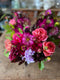 Common Farm Flowers Bridesmaid's Bouquets are a smaller version of our Bride's Bouquet, but with the same eye for detail and unusual highlights grown and cut for you here on our flower farm. The flowers in the bouquet are picked fresh from the farm and arranged by Georgie Newbery. Somerset wedding flowers and florist.