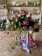 A Common Farm Flowers bride’s bouquet is expertly arranged by Georgie Newbery, using the very best of flowers grown on our farm, cut especially for you. Includes sustainably grown, unusual varieties, highlights and accents you cannot buy anywhere else: wildflowers, grasses, unusual perennials, highly scented flowers.