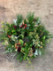 Using material gathered from her garden Georgie will show how to create a mossed wreath of breathtaking beauty, full of flowers, foliage and winter twiggery, which would make a wonderful tribute, but also give great pleasure hanging on a door, or dressing a winter table – perfect for Christmas! Christmas at Common Farm Flowers.